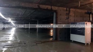 廣電中心前坪地下停車場除濕項目