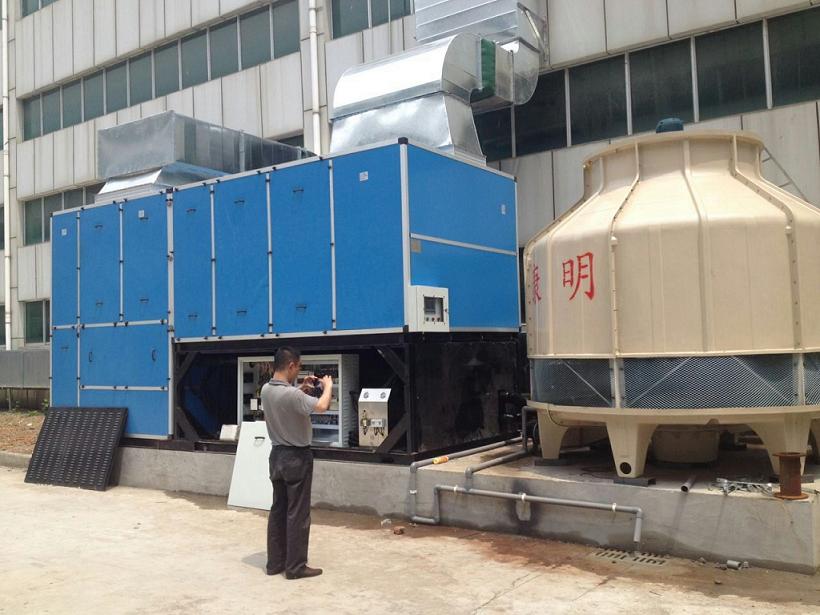 百奧特種除濕機(jī)-組合式空氣冷凍除濕機(jī)正式投入使用