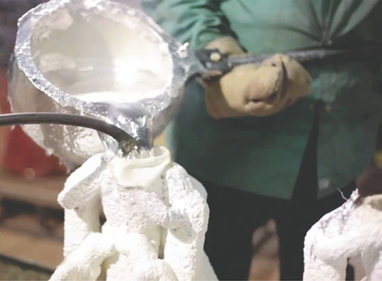 溶模鑄造使用PARKOO除濕機可以在短時間內(nèi)加快完成干燥